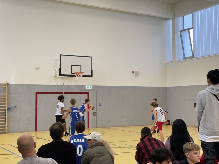 FIBA 3x3: Spielszene beim Hallenturnier