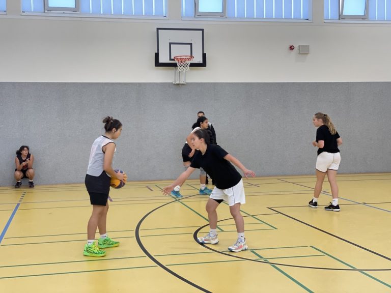 FIBA 3x3: Spielszene beim Hallenturnier