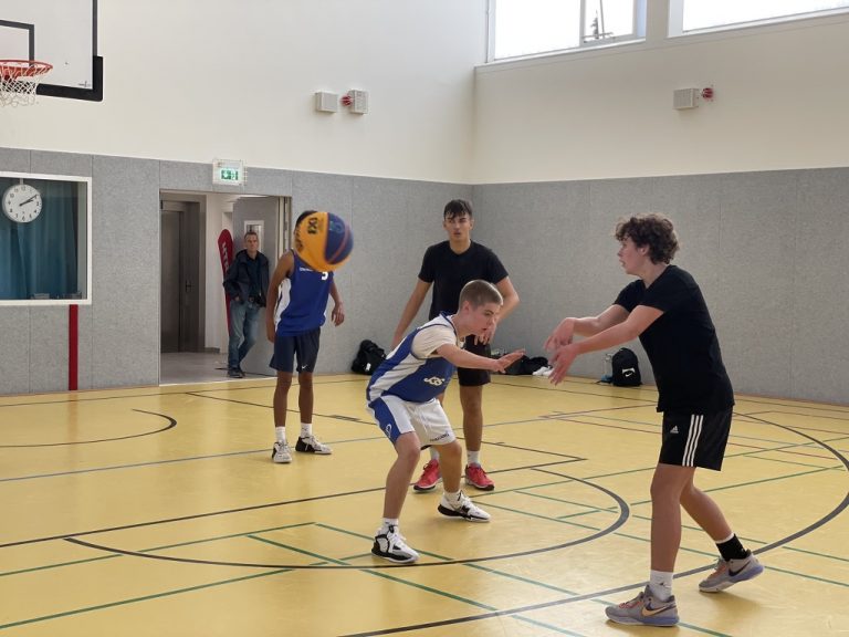 FIBA 3x3: Spielszene beim Hallenturnier