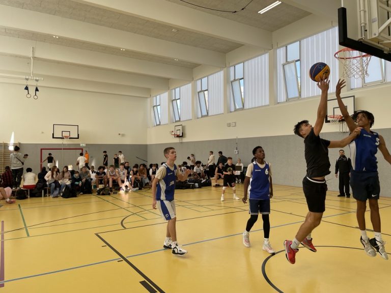 FIBA 3x3: Spielszene beim Hallenturnier