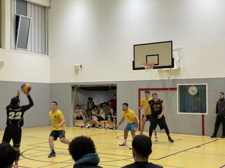 FIBA 3x3: Spielszene beim Hallenturnier