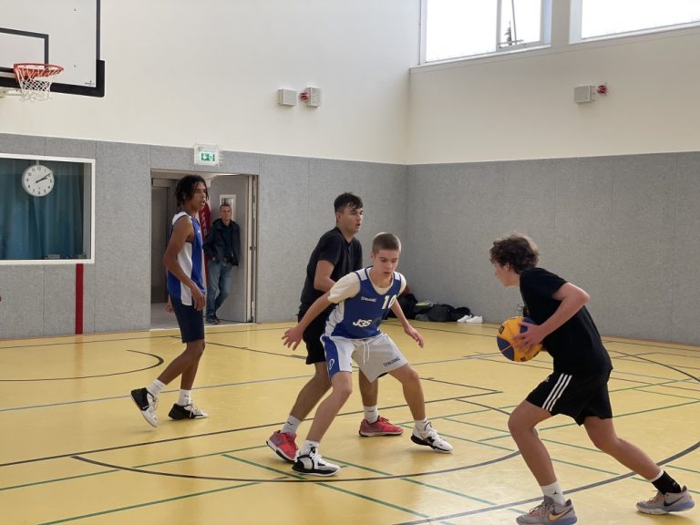 FIBA 3x3: Spielszene beim Hallenturnier