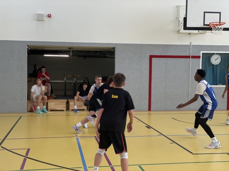 FIBA 3x3: Spielszene beim Hallenturnier