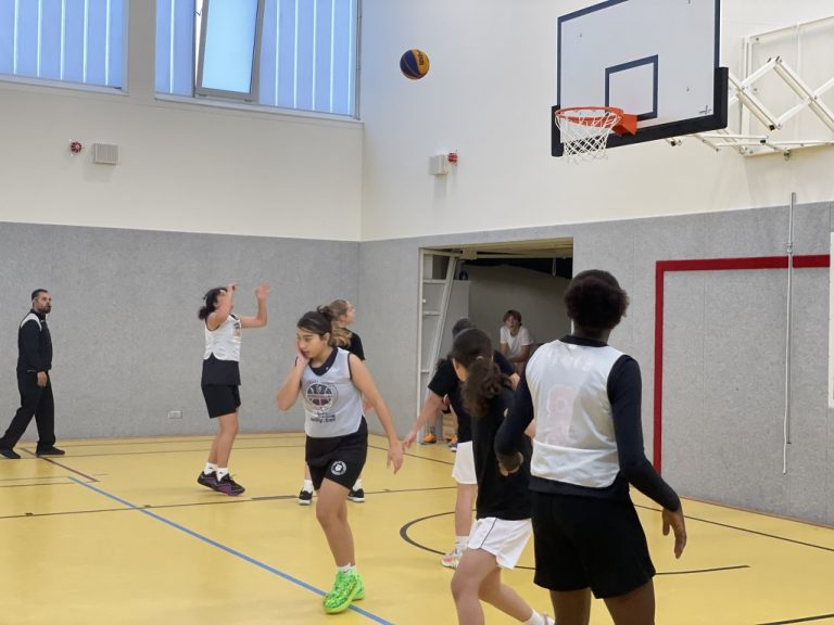 FIBA 3x3: Spielszene beim Hallenturnier