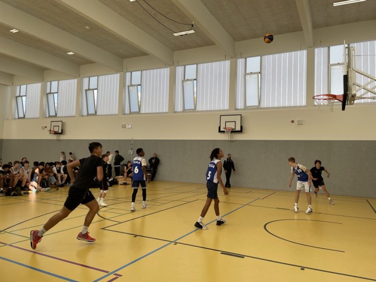 FIBA 3x3: Spielszene beim Hallenturnier