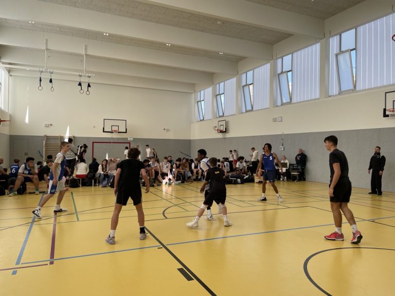 FIBA 3x3: Spielszene beim Hallenturnier