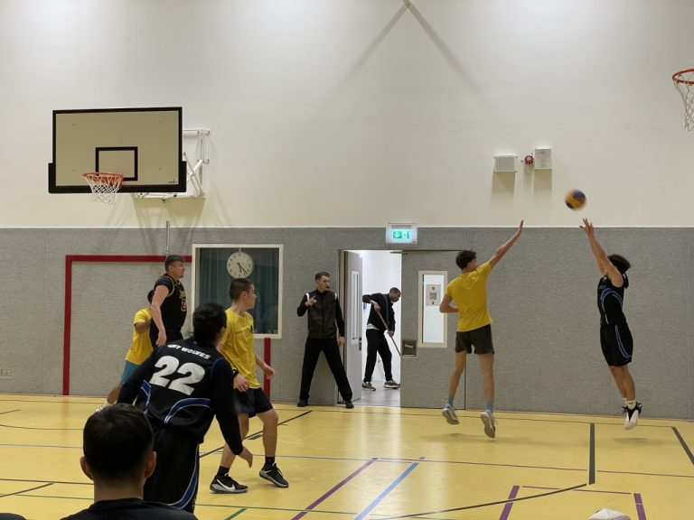 FIBA 3x3: Spielszene beim Hallenturnier